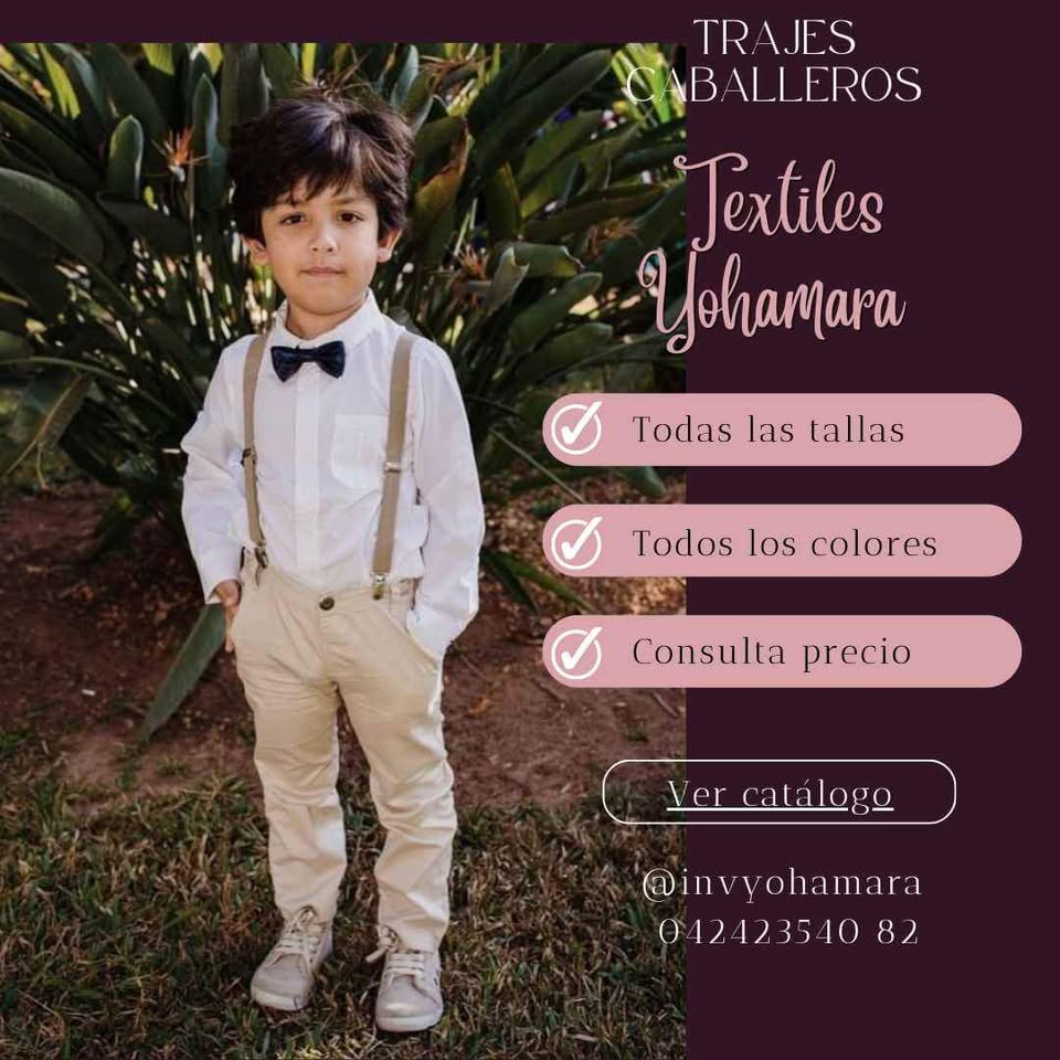 Trajes de Tirantes para niños