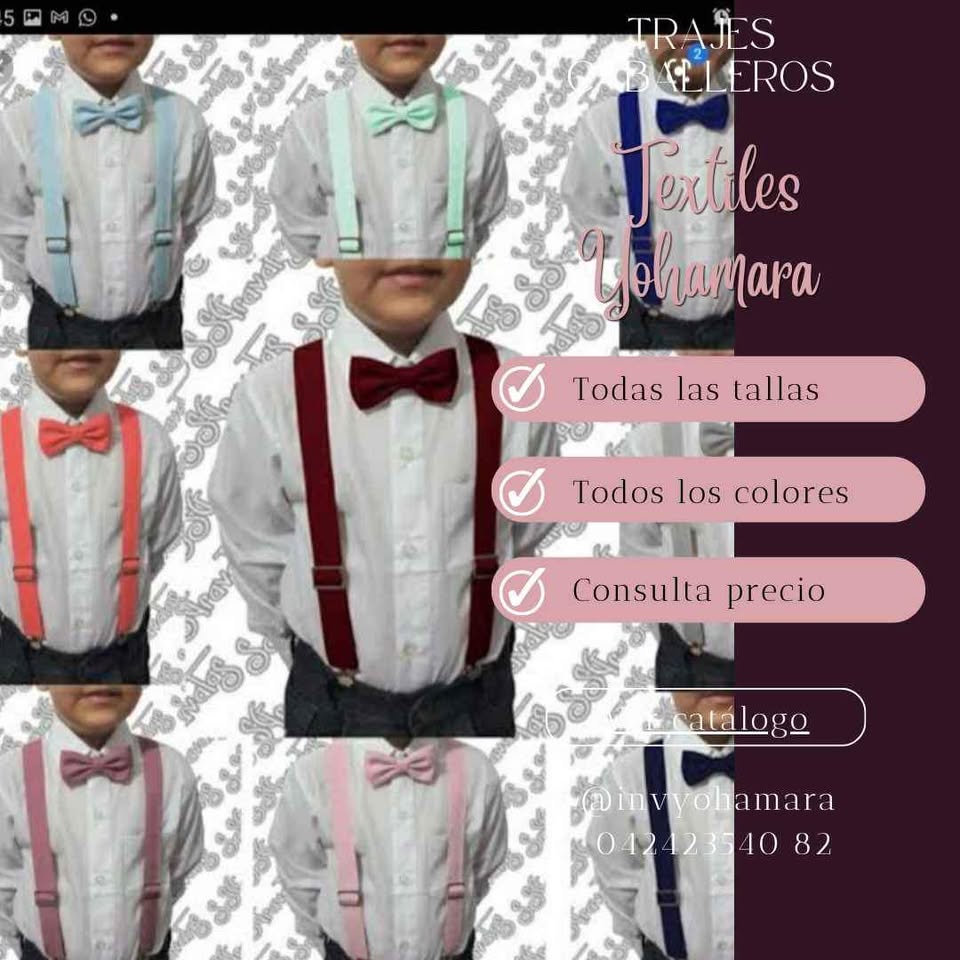 Trajes de Tirantes para niños