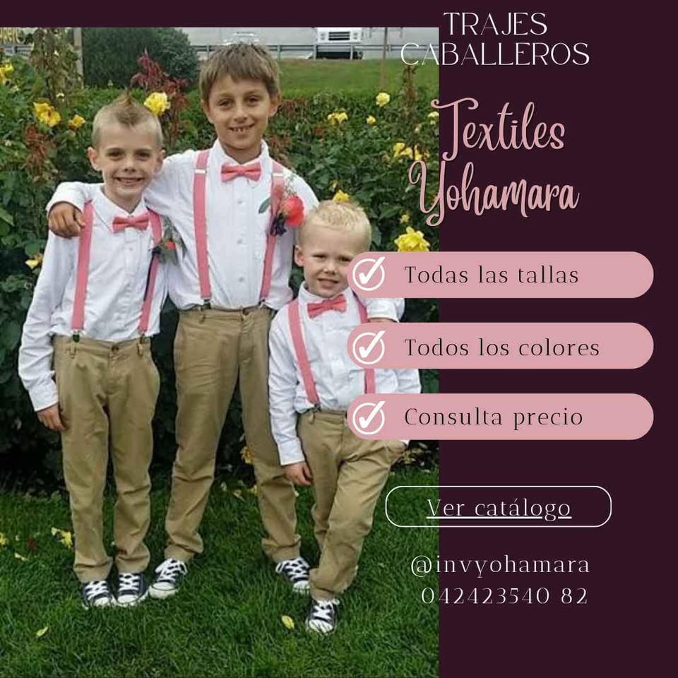 Trajes de Tirantes para niños