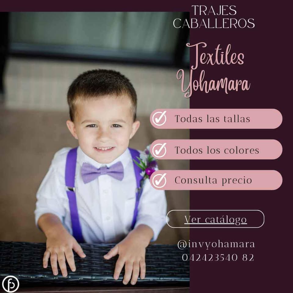 Trajes de Tirantes para niños