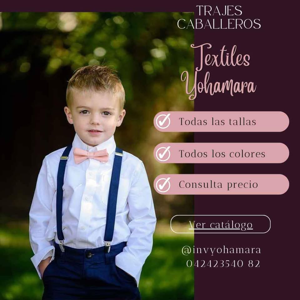 Trajes de Tirantes para niños