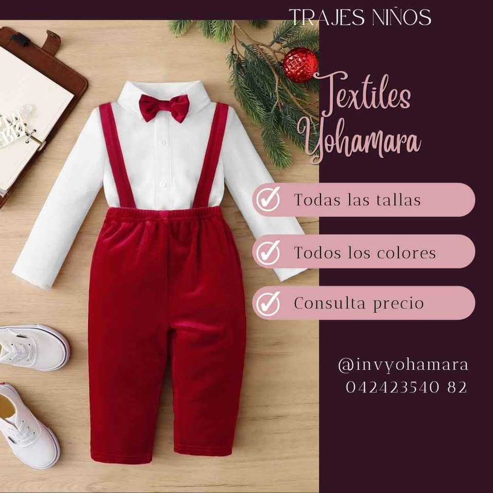 Trajes de Tirantes para niños