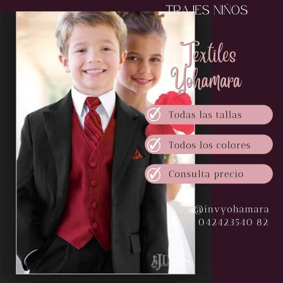 Trajes de Chaleco y Saco para niños