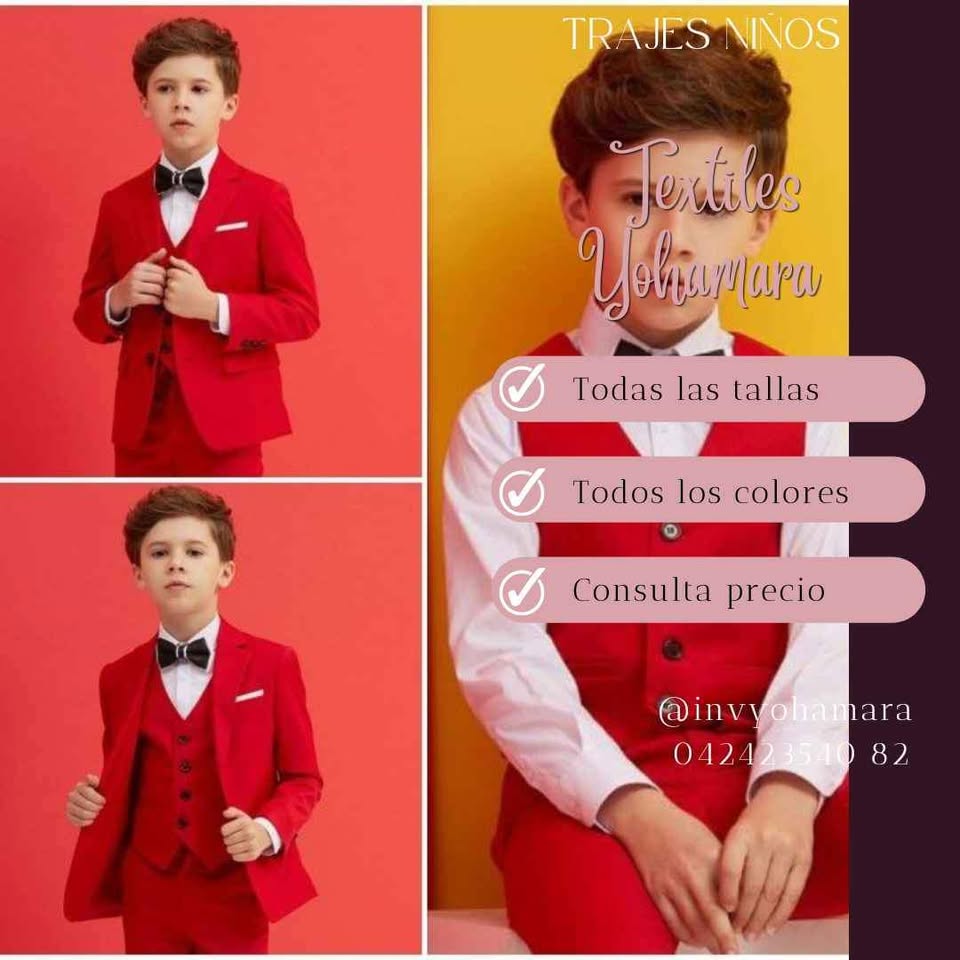 Trajes de Chaleco y Saco para niños