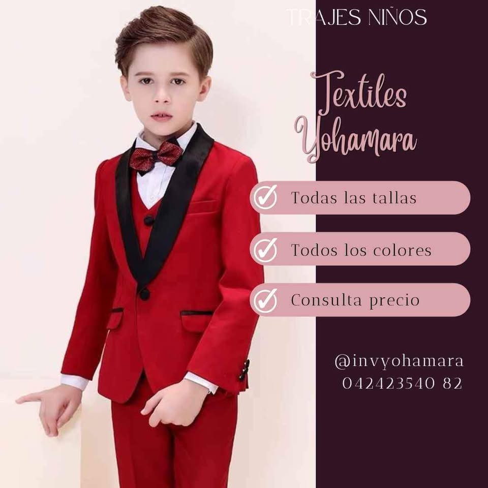 Trajes de Chaleco y Saco para niños