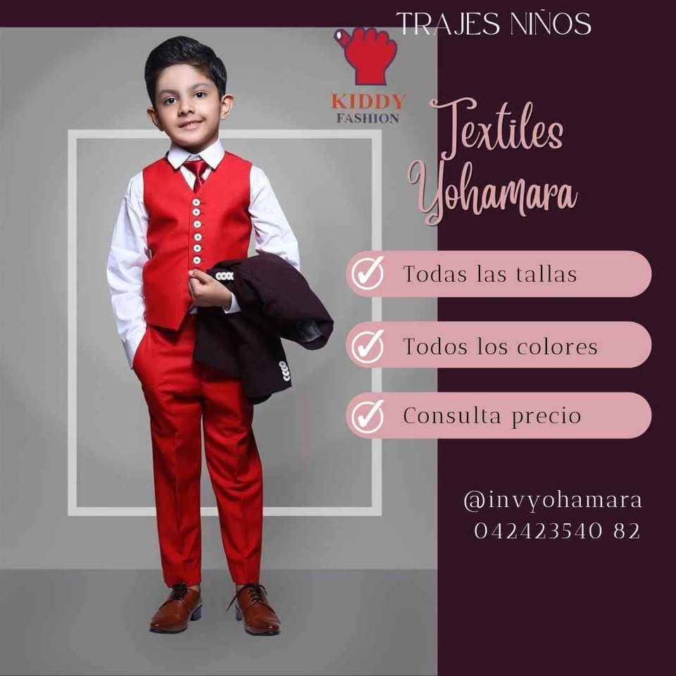 Trajes de Chaleco y Saco para niños