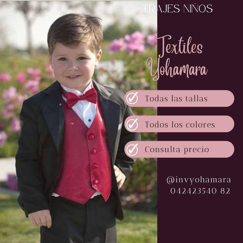 Trajes de Chaleco y Saco para niños