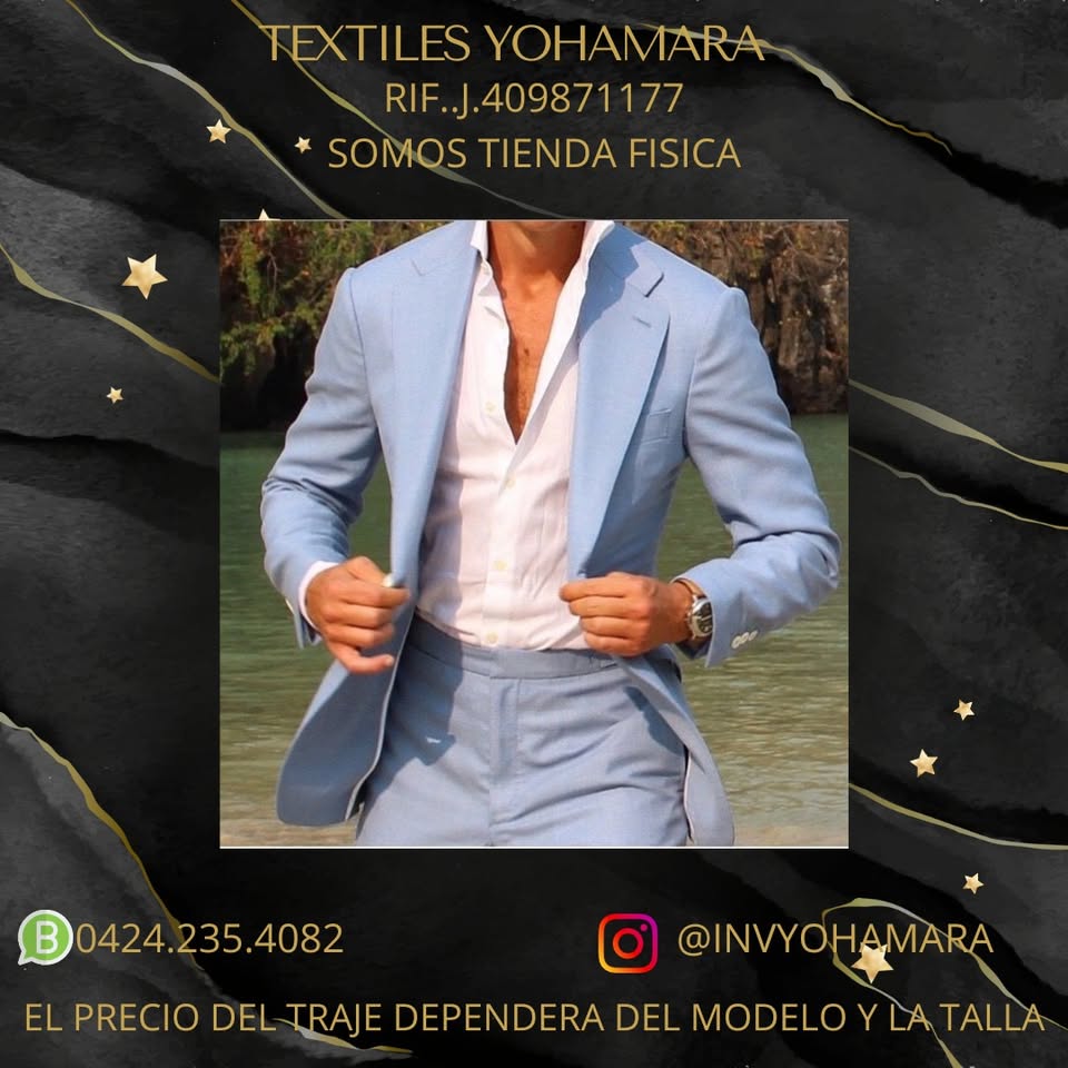 Trajes modernos para caballeros