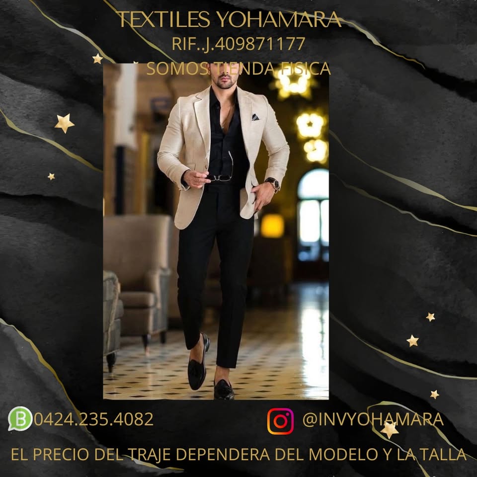 Trajes modernos para caballeros