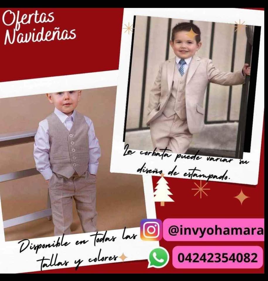 Trajes de Chaleco y Saco para niños