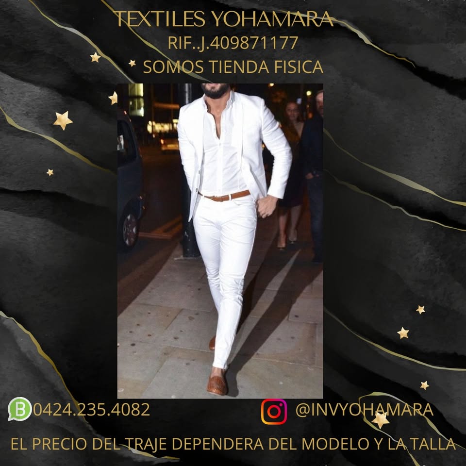 Trajes modernos para caballeros