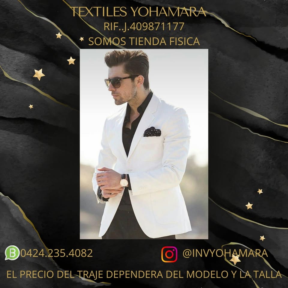 Trajes modernos para caballeros