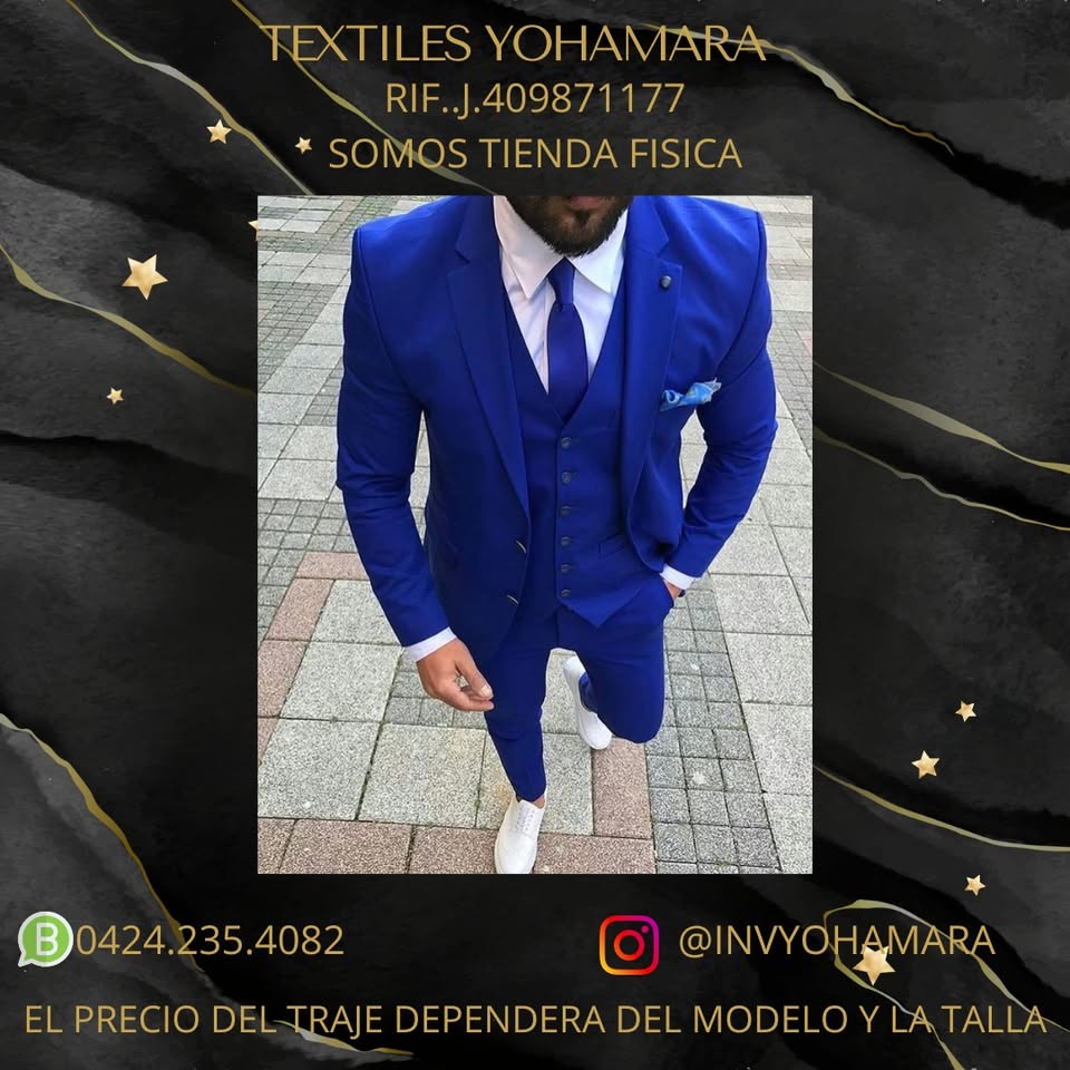 Trajes modernos para caballeros
