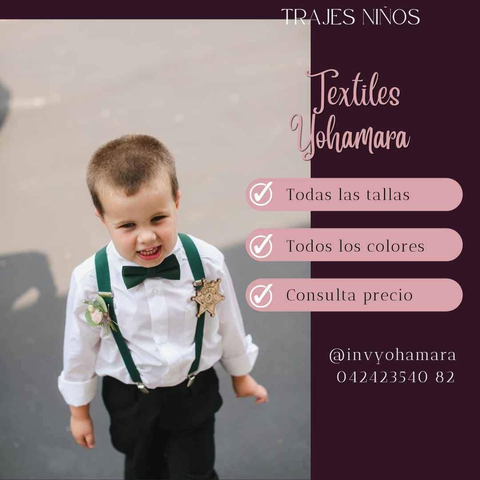 Trajes de Tirantes para niños