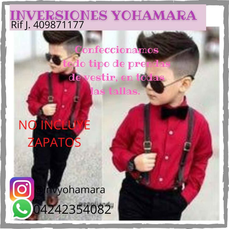 Trajes de Tirantes para niños