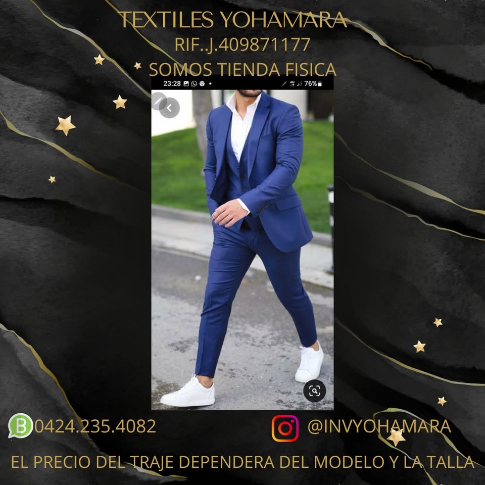 Trajes modernos para caballeros