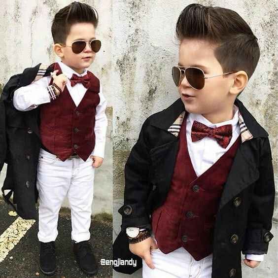 Trajes de Chaleco y Saco para niños