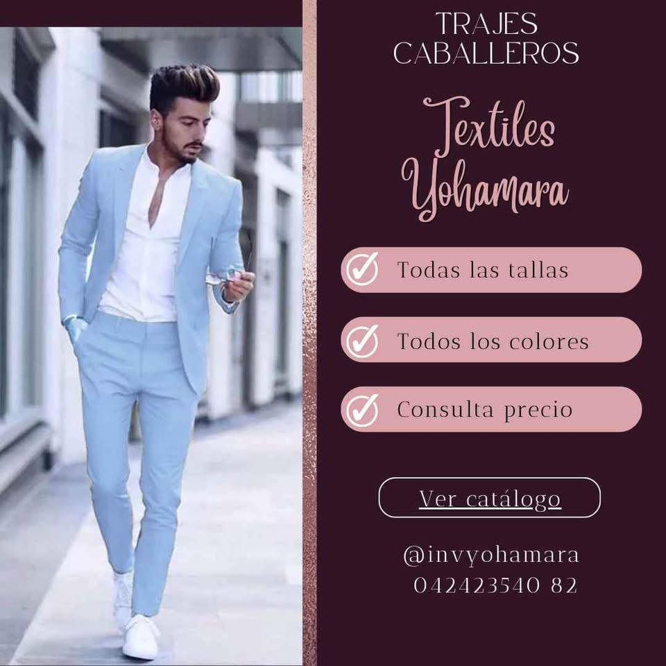 Trajes modernos para caballeros