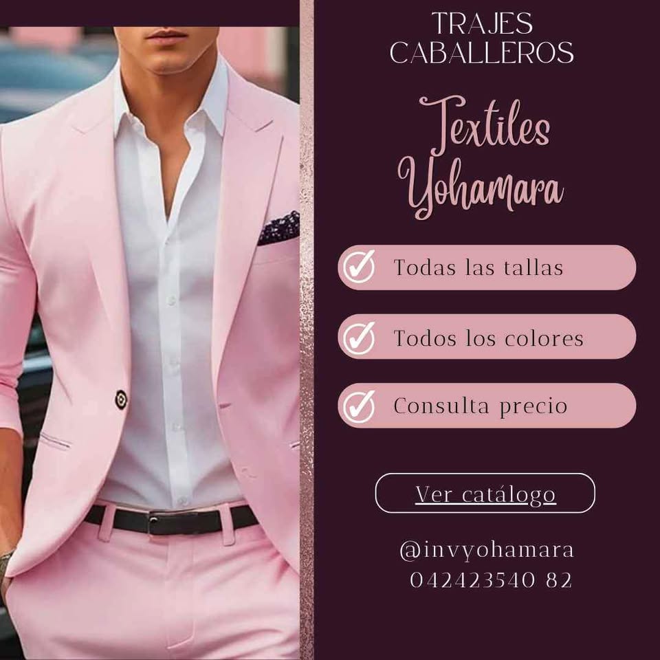 Trajes modernos para caballeros